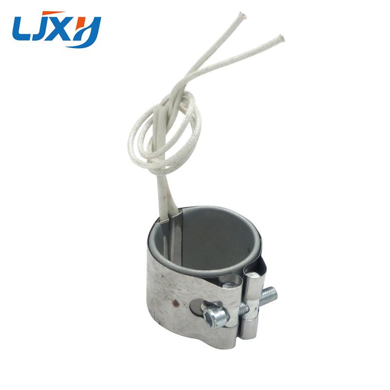 LJXH AC220V/110V/380V Electric Heating Element 40X25mm/40x30mm/40x35mm/40x40mm Mica Band Heater Stainless Steel 100W 40x25mm(IDxH)