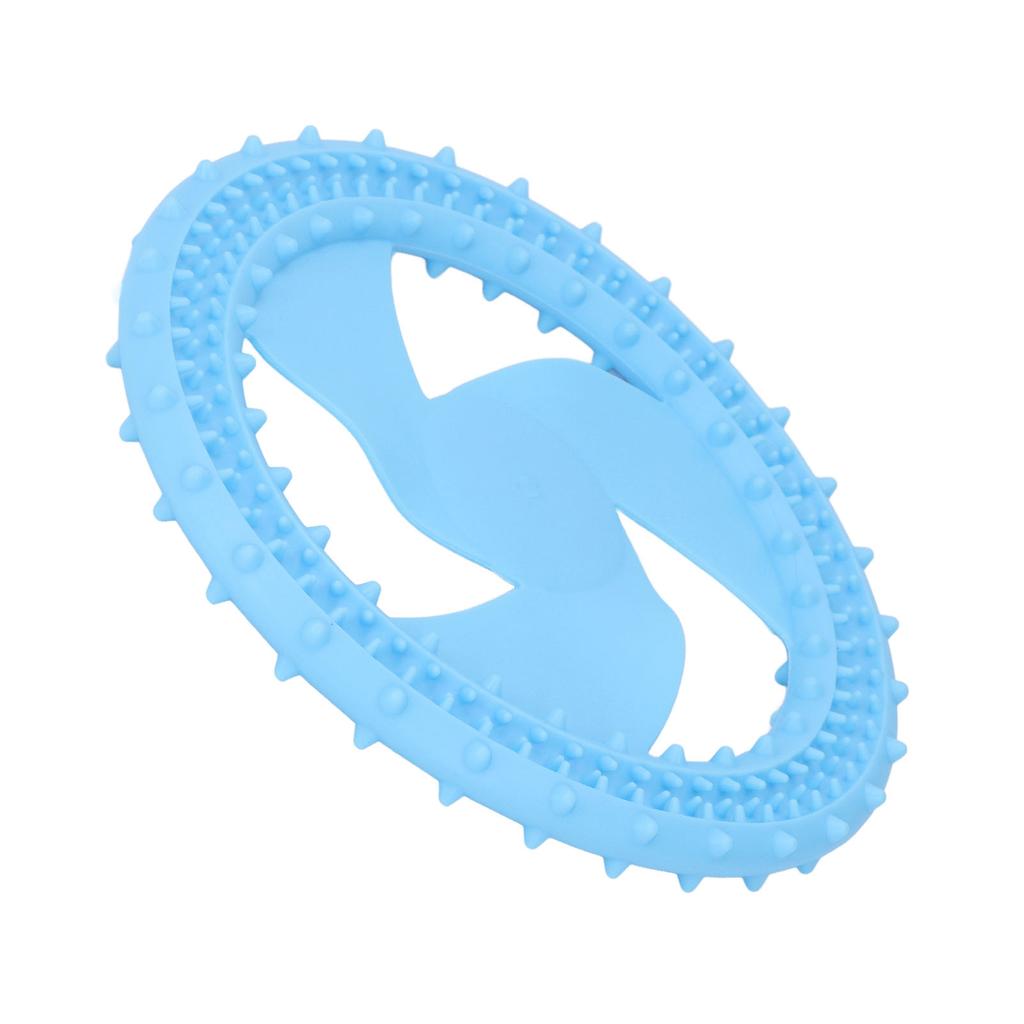 Hund Frisbee Spielzeug Weich Zahnreinigung Interaktiv Silikon Haustier Frisbee Kauspielzeug für