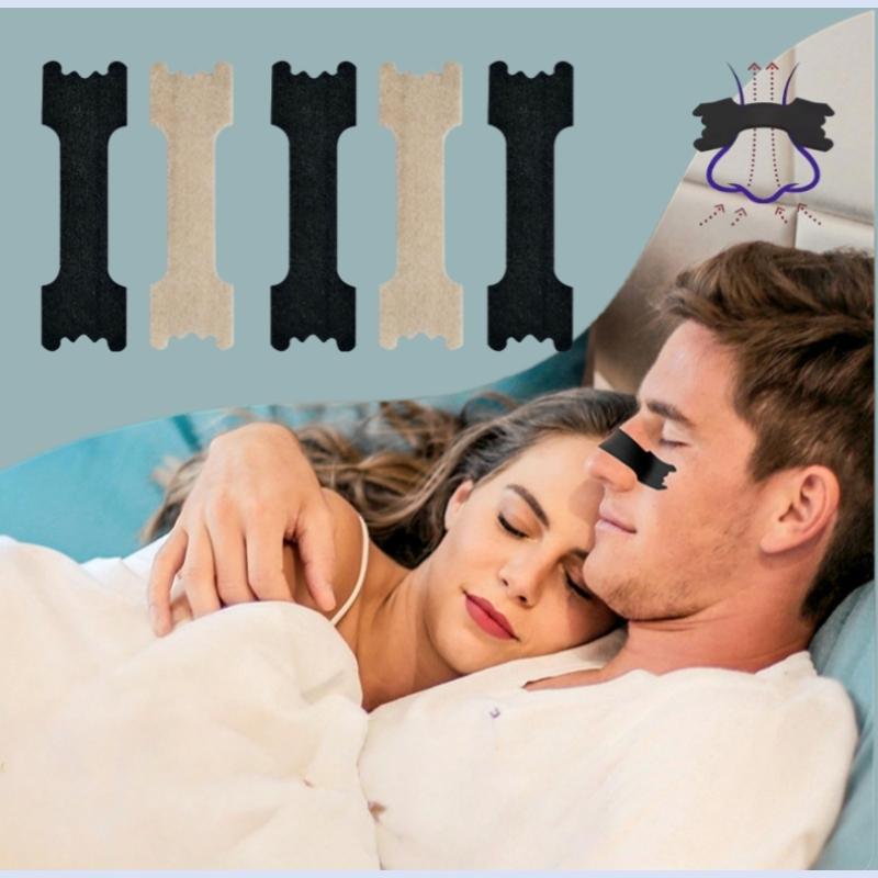 10/30/50/80/100 Pcs Breath Nasal Strips Anti-Snoring For Sleeping Nasal Strips Enhanced Breathing Anti Snoring Sleep Nasal Strip
