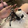 Miu Series Alien Heart-Shaped Keychain: Post-Apocalyptic Style Bag Charm and Carabiner Backpack Accessory