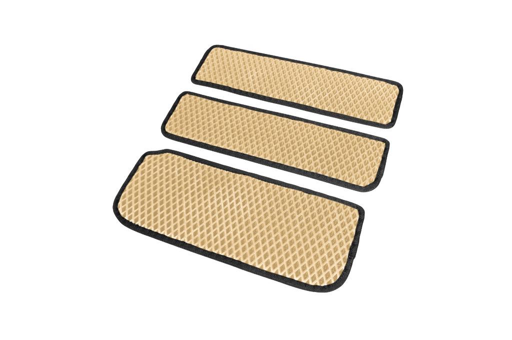 Door Sill Mats (3 Pcs, EVA, Beige) for Renault Trafic 2001-2015
