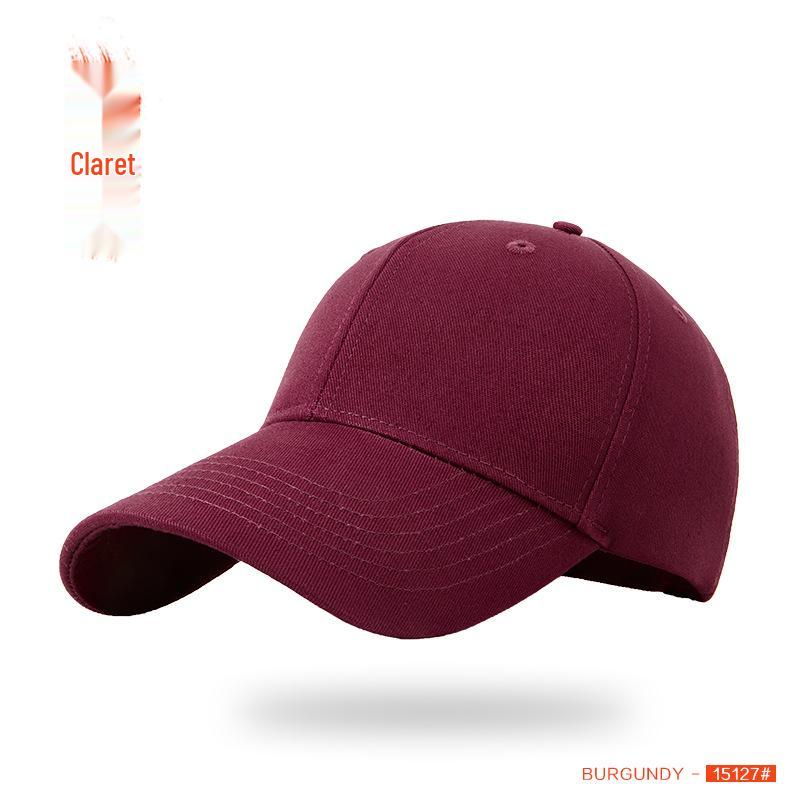 

Хлопковая бейсболка премиум-класса с солнцезащитным козырьком для больших голов - Унисекс, дышащая, универсальная осенняя шляпа M (56-59 cm)