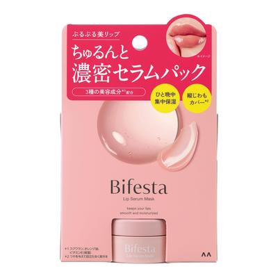 Bifesta Lippen-Serum-Maske 8g - Feuchtigkeitsspendende Lippenpflege, kaschiert Fältchen & spendet Feuchtigkeit