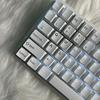 Yuanchuang Peripherals Snow Mountain High-Purity PBT Keycaps, 1.7mm Thick, Strong Matte, Sweat-Resistant, with Shine-Through Dye Sublimation Legends.