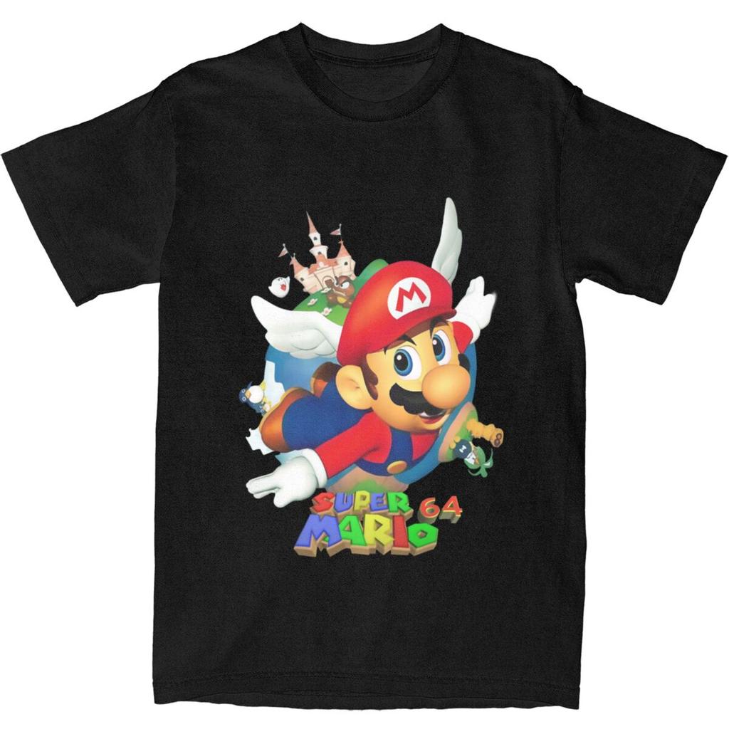 Kawaii Super MariosTshirts Unisex Short Sleeve O-neck Summer Top Tee Fashion and Causal for Summer