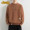JEEP Men's Casual Crew Neck Knit Sweater