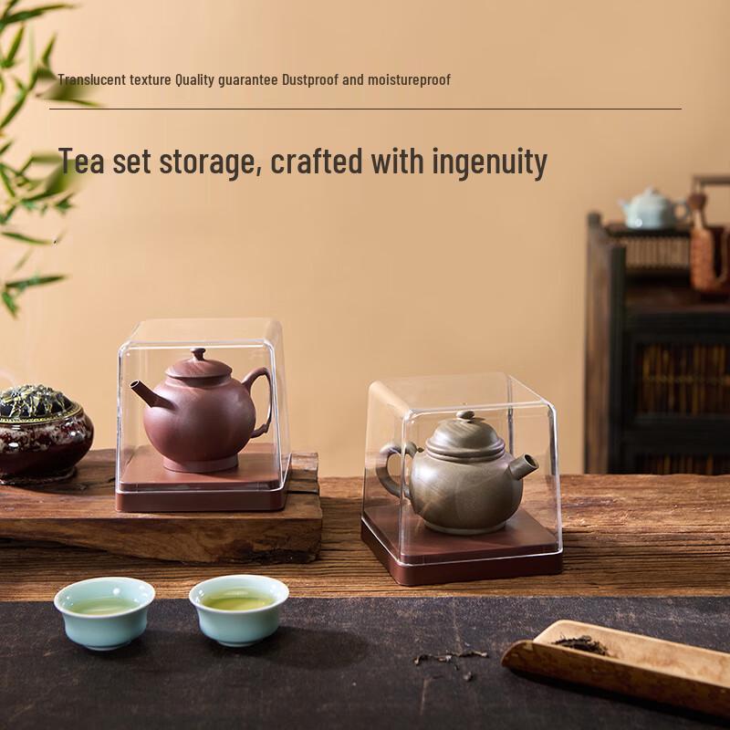 

Прозрачная коробка для хранения и демонстрации чайного сервиза