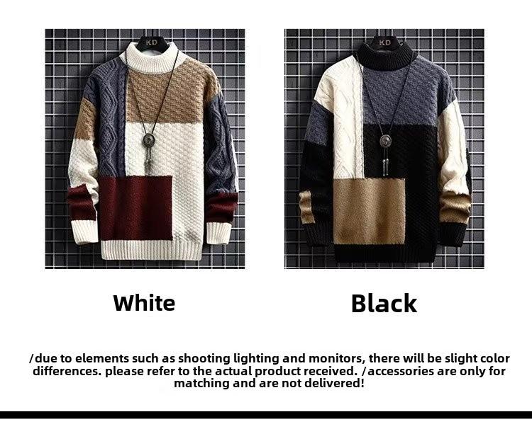 2023 Men's Autumn/Winter Thickened Korean-Japanese Stitch Sweater