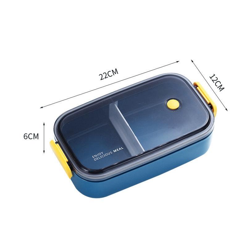 Bento Box Food Container Wheat Straw Material Lunch Box Stainless Steel Leak-Proof