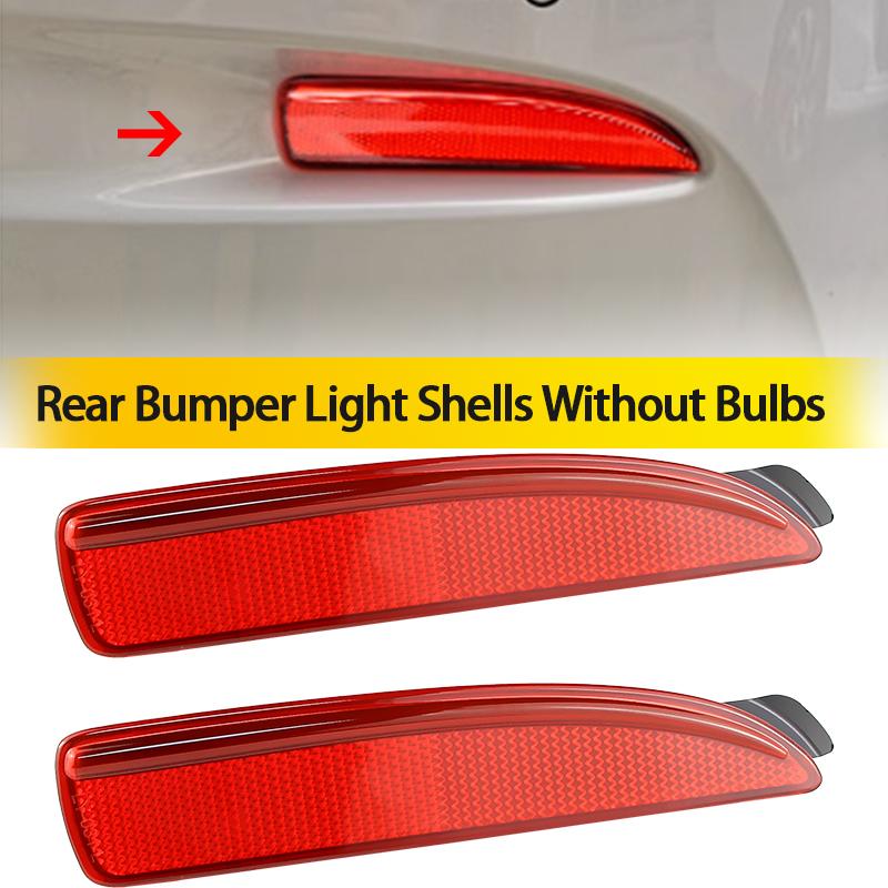 2PCS Shell For Mazda 3 Axela BM/6 Atenza GJ 2013-up 5 CR19 2005-10 Smoked/Red Lens LED Rear Bumper Reflector Brake Light Cover