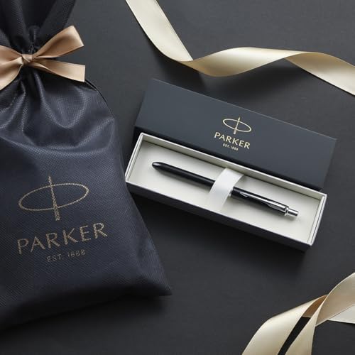 PARKER Sonnet Original Rack Black CT Multi-Function Pen, 3-in-1 Ballpoint Pen (2 Colors, Red and Black) & Mechanical Pencil, Gift Boxed with Brand Log
