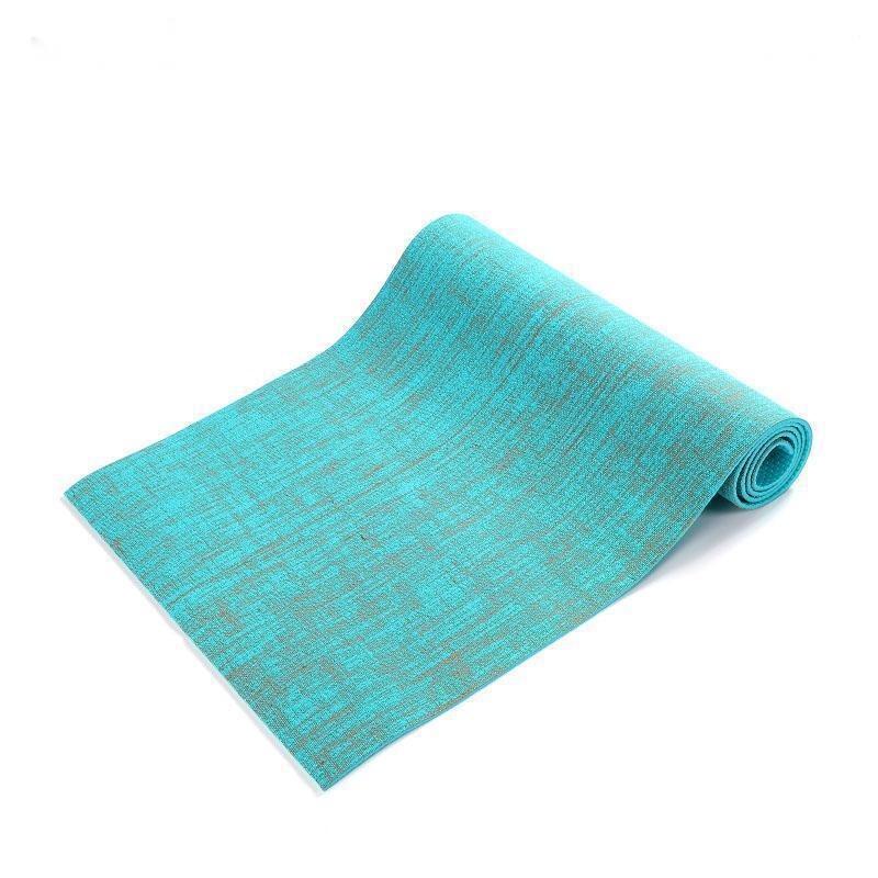 YIMAI PVC Jute Anti-Slip Yoga Mat
