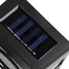 Retro Style Solar Wall Light Outdoor Rainproof LED Wall Color Lamp for Garden Courtyard Use