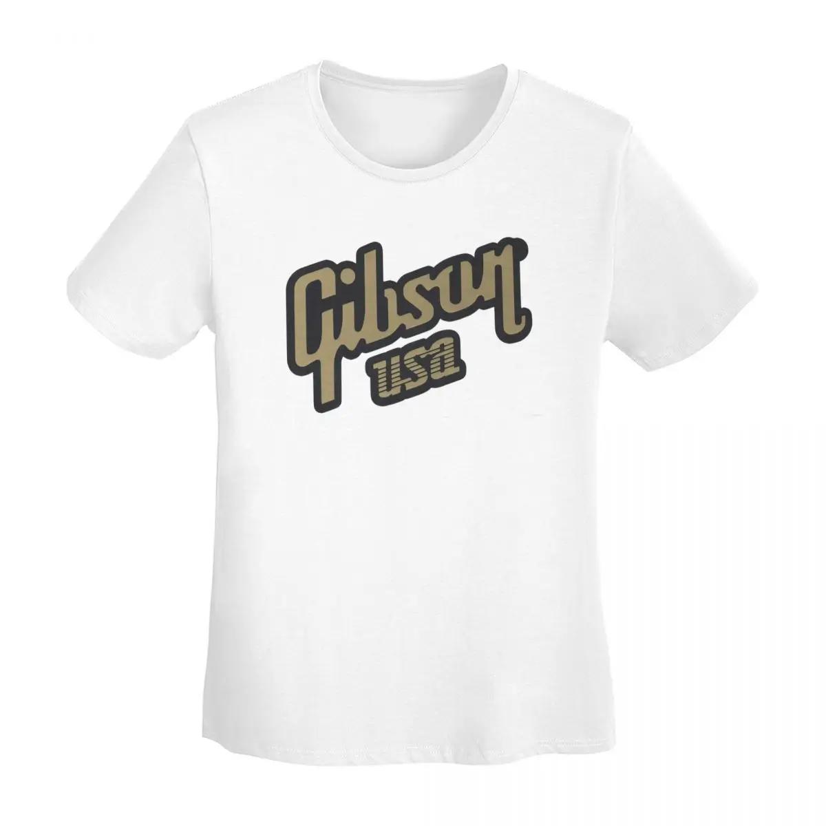 

Gibson Les Paul TShirt Women Short Sleeve T Shirts Round Neck Streetwear Cotton Summer Tees Streetwear S