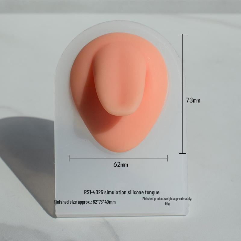 Silicone Ear Model for Piercing Jewelry Display