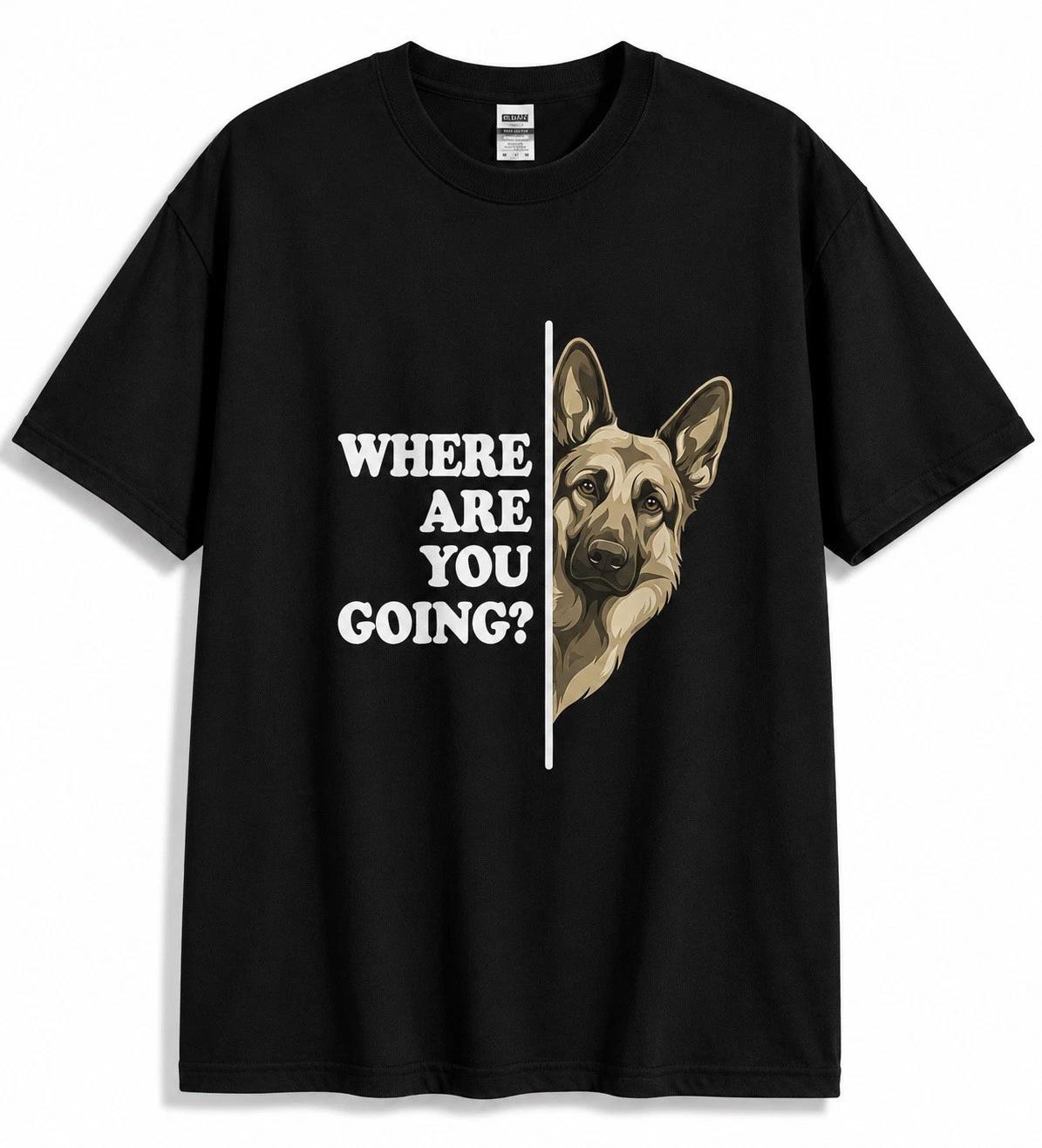 Vintage German Shepherd Graphic Tee Unisex L