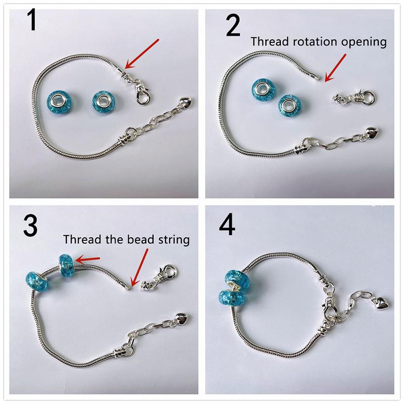 Halskette Anhänger Weihnachts-Countdown Adventskalender Blindbox Weihnachts-Themen DIY Armband