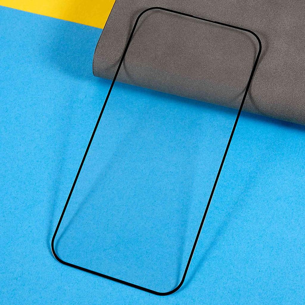 For iPhone 14 6.1 Inch Tempered Glass Screen Protector Explosion-Proof 20D Silk Printing Full Screen Film