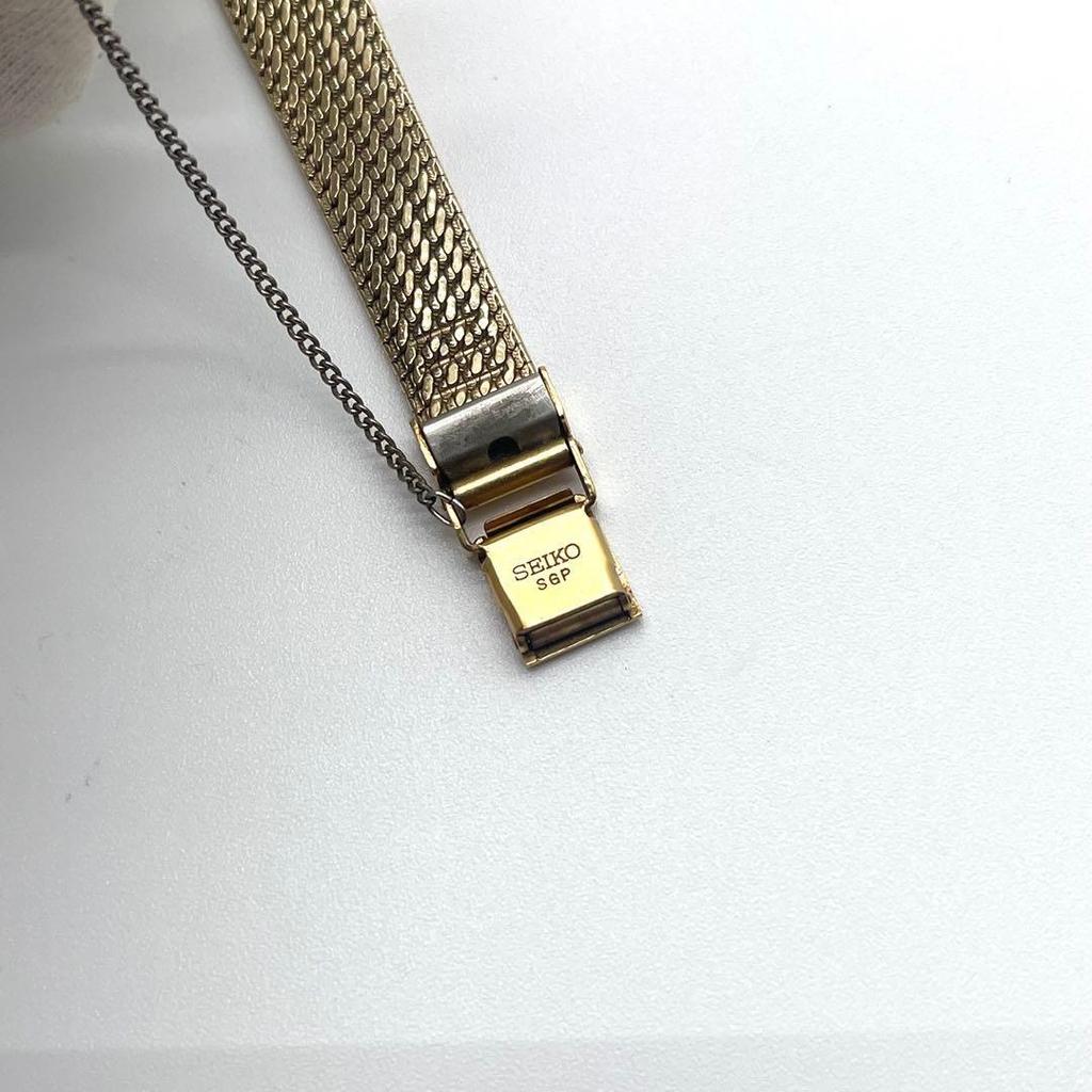 Used Working  Beautiful Condition SEIKO Exceline Diamond Ladies Watch Gold