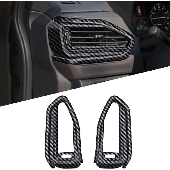 for 2025 Subaru Forester Gear Shift Panel Frame Cover, ABS Carbon Fiber Style Car Gear Shift Knob Cover Center Console Deco Cover Trim