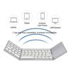 Foldable Bluetooth Keyboard with Touchpad Compatible with iOS Mac OS Multi Device Rechargeable Wireless Keyboard with Trackpad for iMac iPad iPad