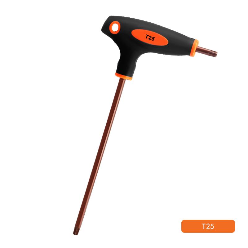 Т-образная шестигранная отвертка T25/2.5/3/4/5/6/8/10 мм хром-ванадиевая сталь — фото 9