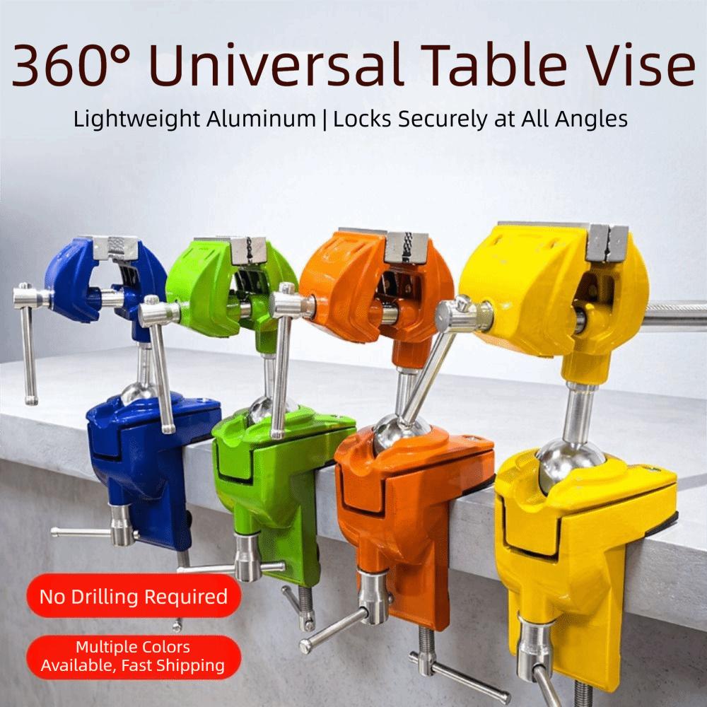 Precision Casting Mini Bench Vise Swivel Table Vise Fixing Irregular-shaped Workpieces