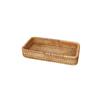 Baskets Hand Woven Rattan Storage Wicker Fruit Bread Food Tray
