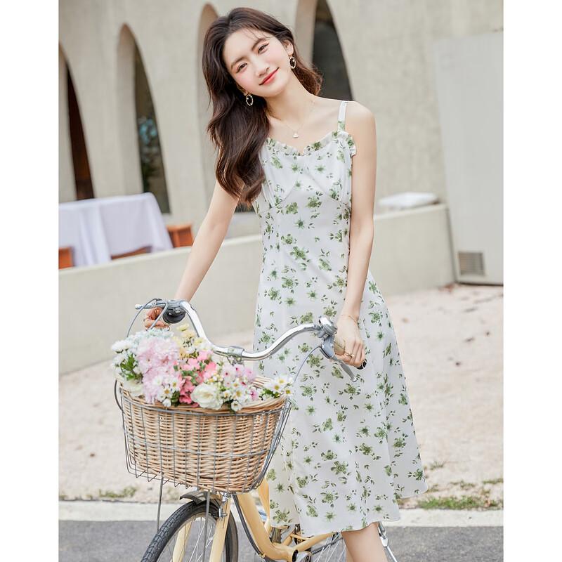 

Elegant Sleeveless Midi Dress L
