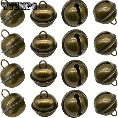 Retro Metal Decorative Bells Perfect for Pet Collars, Christmas Tree Ornaments DIY Handicraft Making Accessories