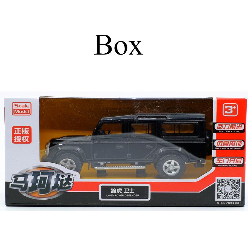 

1/36 масштаб Range Rover Defender SUV, литая под давлением сплава, модель автомобиля, игрушка с функцией отступа для детей, подарки, коллекция игрушек 1/36-Size:13.5*5.5*5.5cm