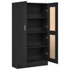 Bookshelf Black Oak Effect 82.5 X 30.5 X 150 Cm