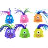 Funny Monster Toy With Big Eye For Children Purple Environmental Material