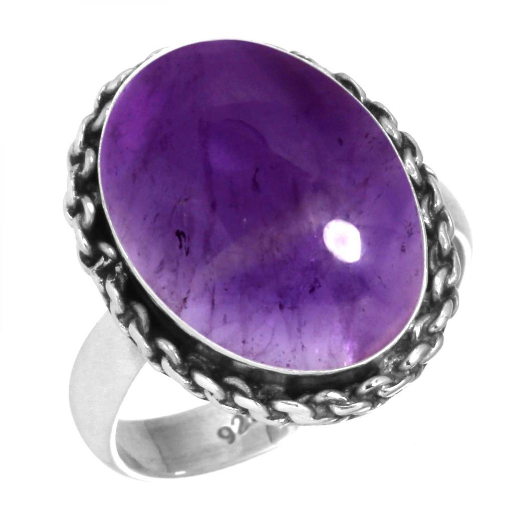 925 Sterlingsilber Ring Damen Edelstein Handgefertigter Schmuck Weihnachtsgeschenk Bernstein Amethyst Schwarzer Onyx Karneol Granat Quarz Grüner Onyx Goldstein
