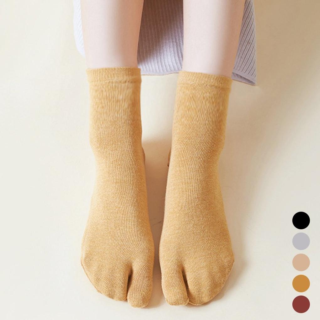 

Женские носки Maritie с разделенным носком mustard