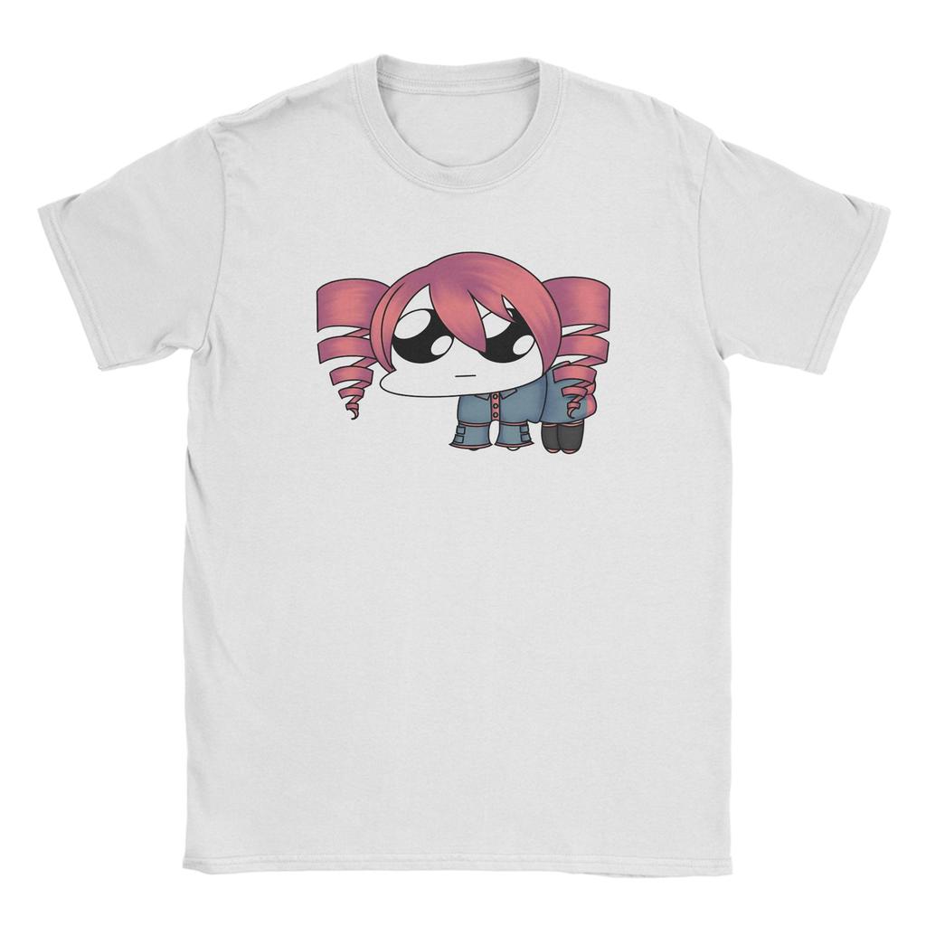 Unisex Unisex Tshirt Kasane Teto Funny Pure Cotton Tees Short Sleeve Anime Kawaii T Shirts Crew Neck Clothes Classic