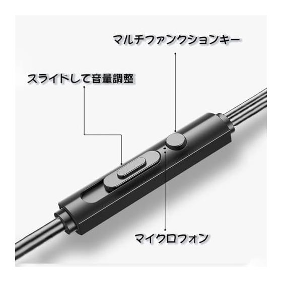 Earphones 3m Wired Earphones with Microphone Magnetic Design Noise Canceling Stereo Earphones Extension Cable In-Ear Headphones 3.5mm Jack Compatible