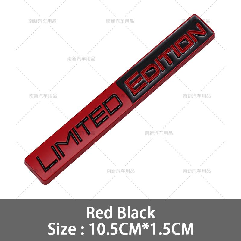 Metal Limited Car Front Grill Emblem Stickers Rear Trunk Badge Decal For Jeep Wrangler Grand Cherokee Dodge SRT Challenger