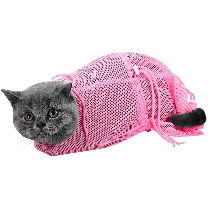 Katzenbadetasche & Rucksack für Fellpflege, Impfung und Krallenschneiden