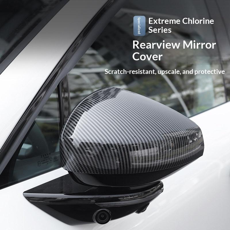 For ZEEKR 7X 007 GT 001 9X 8X Car Rearview Mirror Chrome Decorative Trim Anti Scratch Exterior Accessories Protective Cover