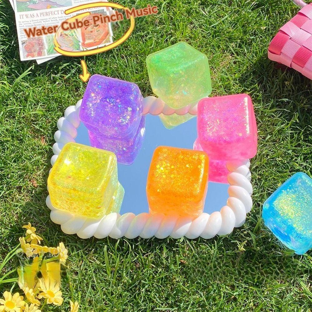 

TPR Simulated Tofu Squeeze Toy Squishy Decompression Toy New Maltose Squeeze Block 2