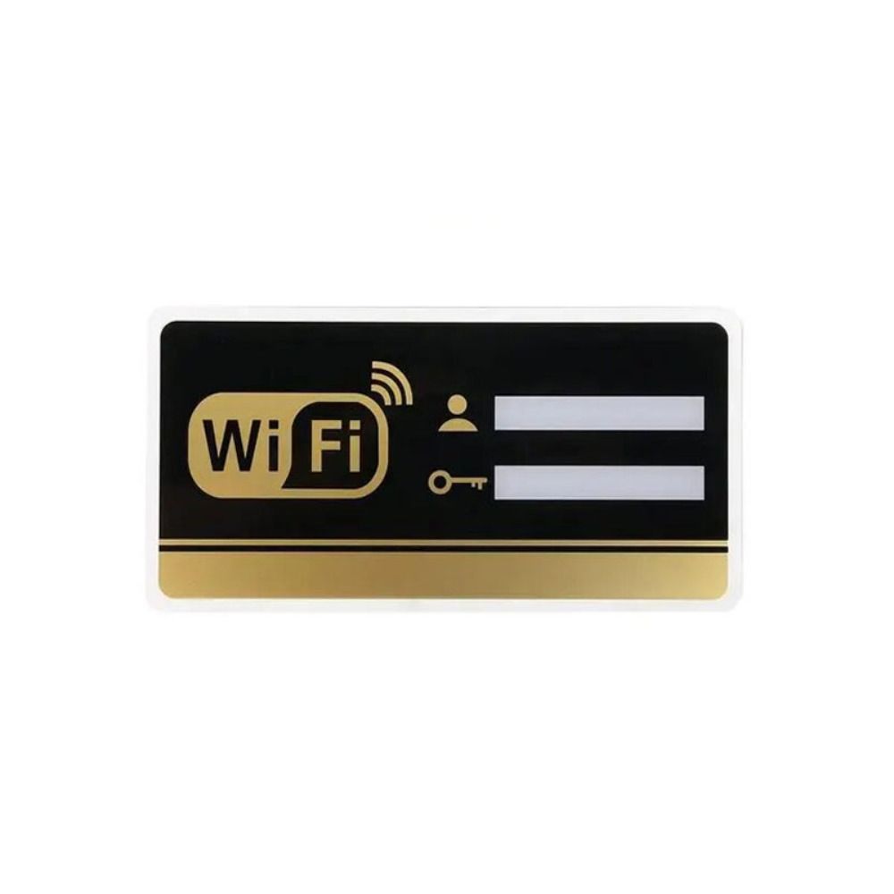 Handwriting WIFI Signage Convenient Signal Indication Signage 3D Wall Stickers  Public Place