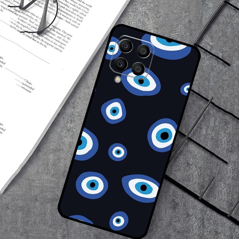 Evil Eyes Case For Samsung Galaxy M55 M31 M13 M11 M12 M14 M15 M06 M16 M36 M56 M53 M32 M52 M35 M34 M54