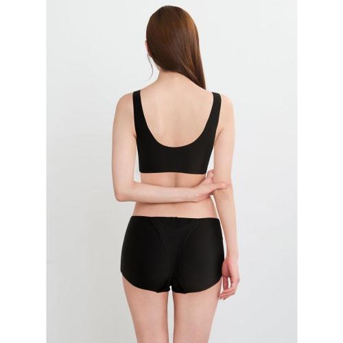 Wacoal Gokochi Sanitary Panties, for regular to heavy periods, keep pads in place, compatible with winged pads, comes with matching bra, regular insea