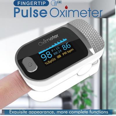 Finger Pulse Oximeter Promotion Blood Oxygen Saturation Monitor PI RR SPO PR 4 Parameter Pulse Oximeter for Home Health Care
