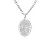 LIKGREAT Naszyjnik z wisiorkiem Świętego Krzysztofa dla Mężczyzn Kobiet Ochrona w Podróży Błogosławieństwo Katolski Amulet Prezenty Biżuteria ze Stali Nierdzewnej