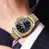 Binbond B0756 0756 Men Quartz Movement Watch Stainless Steel Band Auto Date Waterproof Luminous Business Casual Male Wristwatch