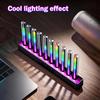 Car RGB Pickup Light Dynamic Gradient Sound Control Light Universal Air Vent Dashboard Car Interior Ornament Auto Interior Light