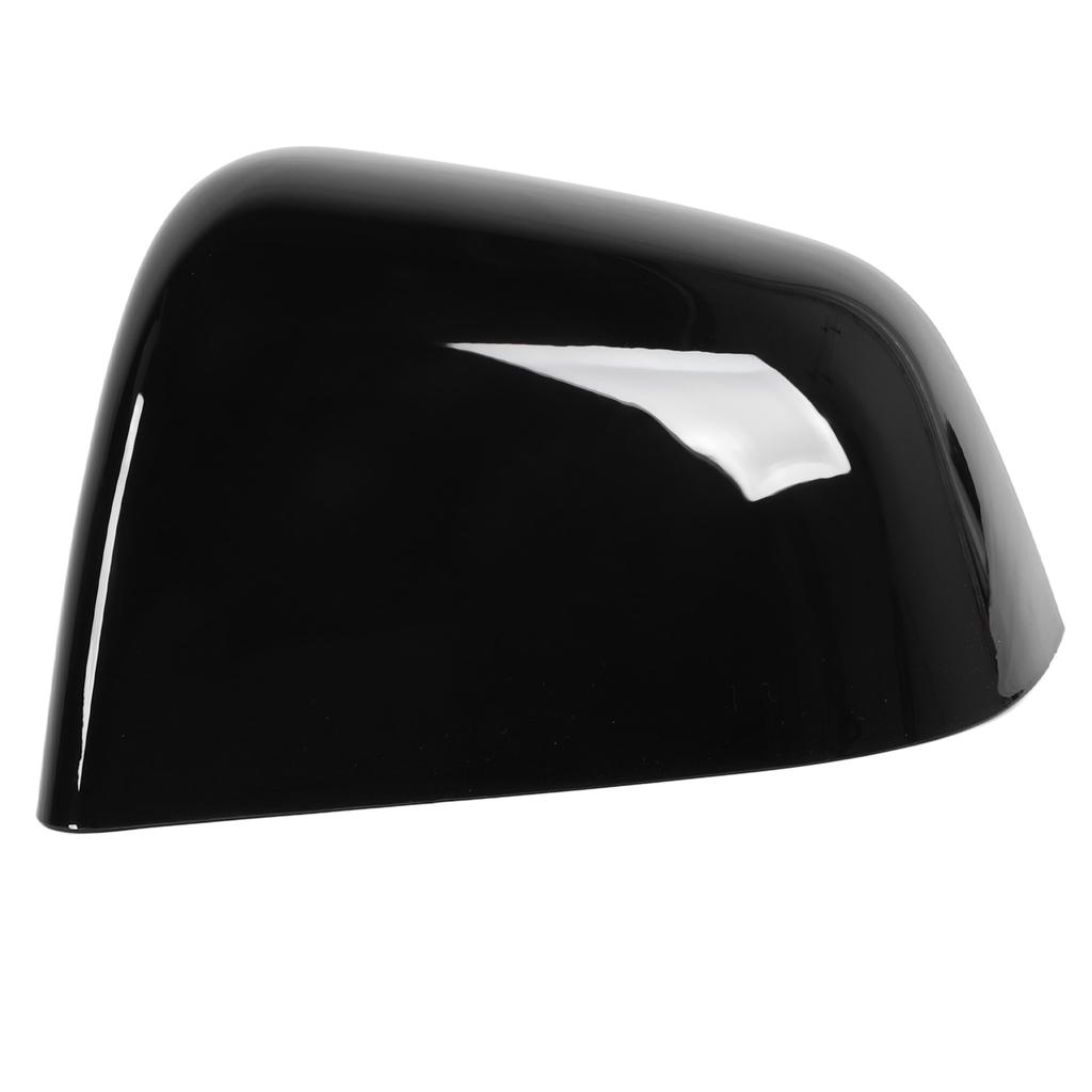 Side Mirror Cap Cover Black Painted Protective Side Rearview Door Mirror Cover Replacement for Tesla Model Y 2020 to