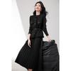 Women's Tassel Vest & Velvet Dress Set
